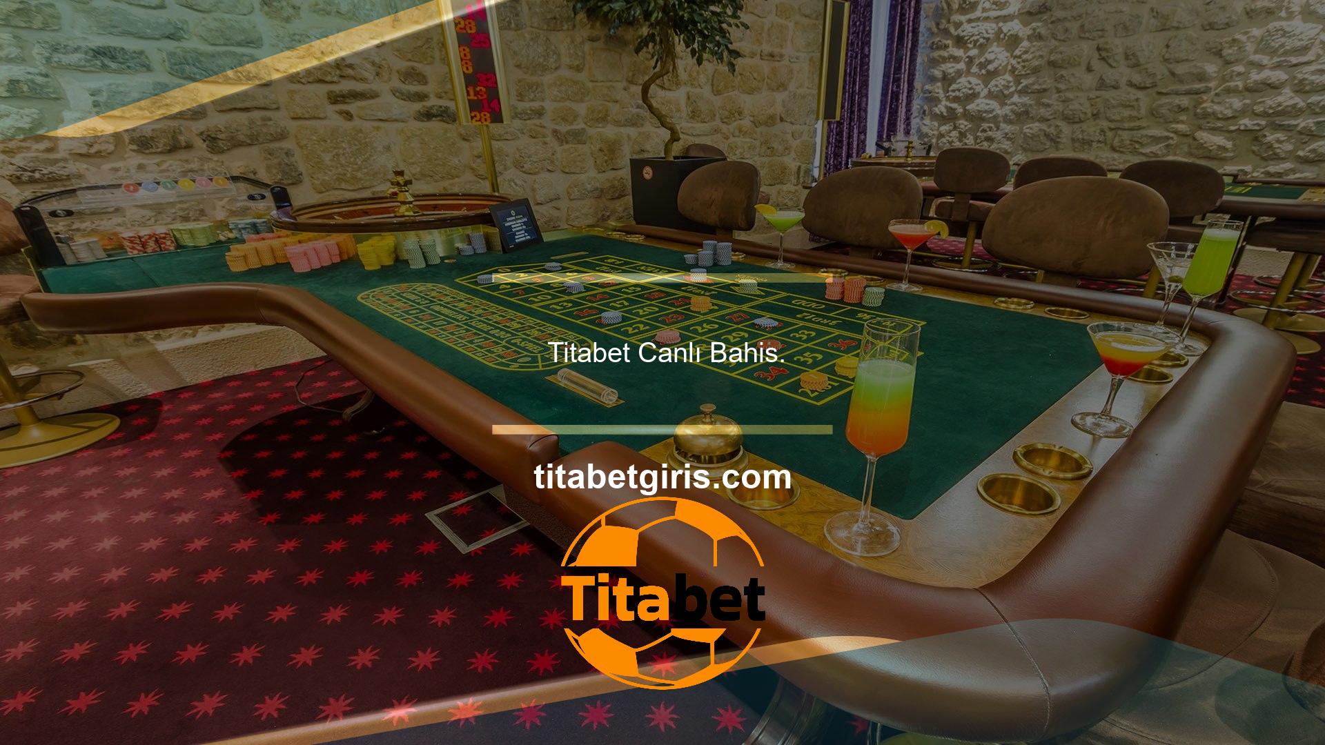 Titabet canlı bahis seçenekleriyle kullanıcılarına birçok farklı seçenek ve karlı fırsat sunar